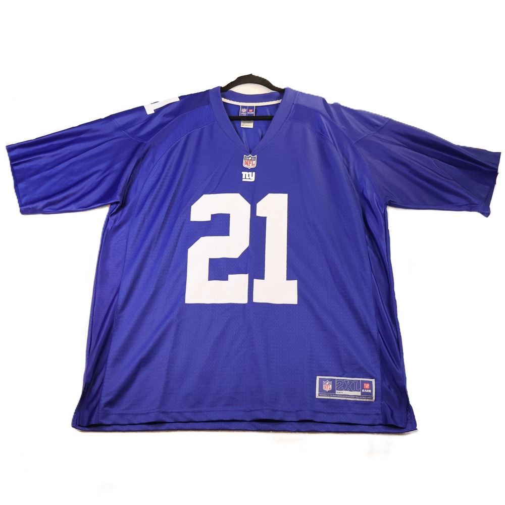 NFL Pro Line Mens 2XL Jersey Blue New York Giants Landon Collins 21 Football